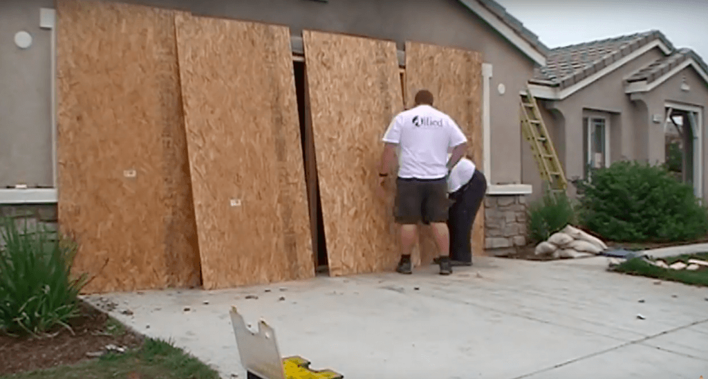 Temporary Board Ups for Water Damage