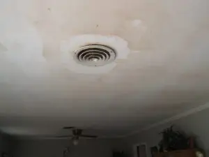 ceiling leak for water damage