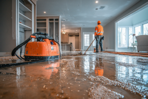 Water damage clean up