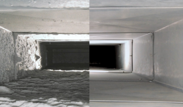 Before & after air ducts